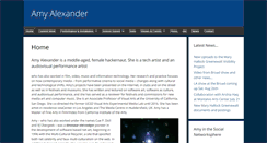 Desktop Screenshot of amy-alexander.com