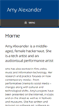 Mobile Screenshot of amy-alexander.com